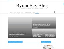 Tablet Screenshot of byronbayblog.com.au